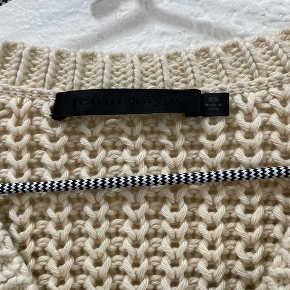 Jenni Kayne Cotton Cabin Sweater Cream - Picture 3 of 6